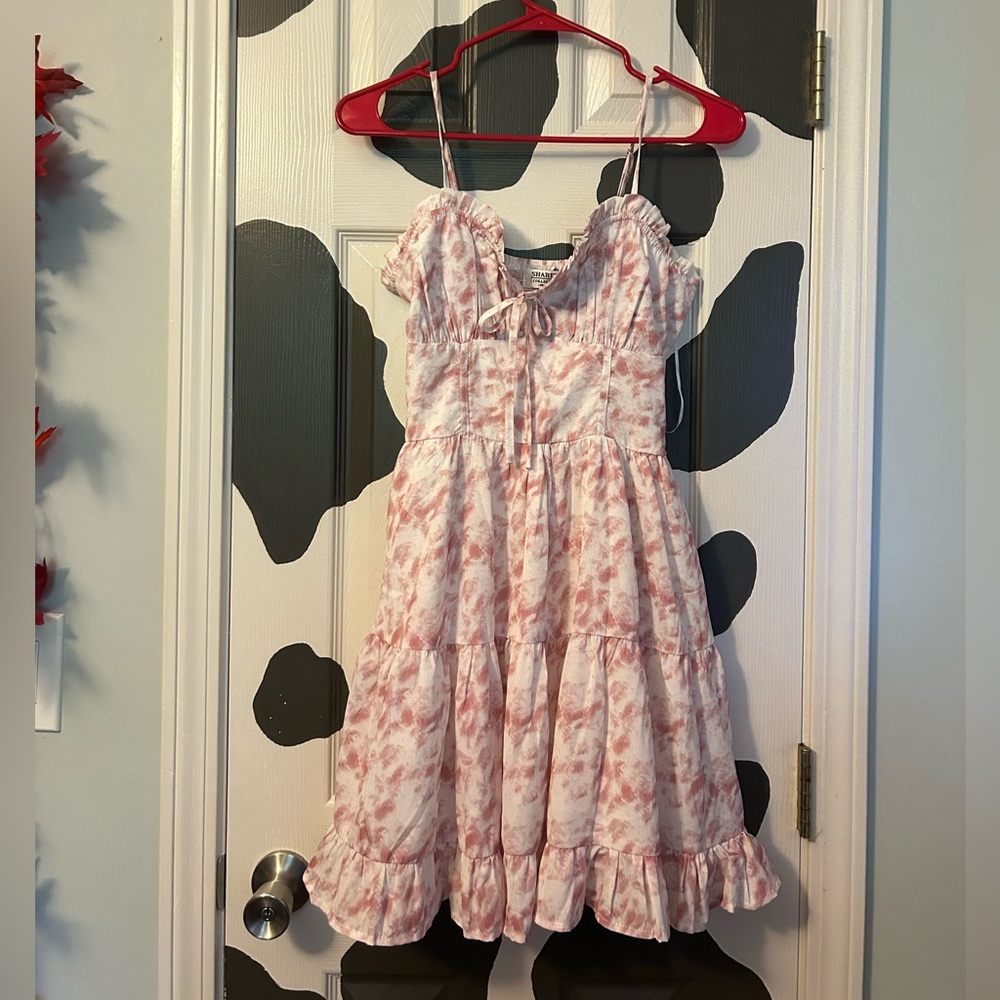 Hello Molly Pink Floral Mini Dress